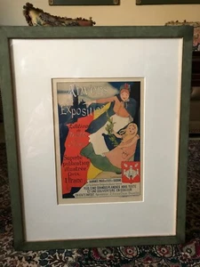 Maitres Affiche by Evenpoel Anvers et Son Expo Vintage Poster 1898 - Picture 1 of 9