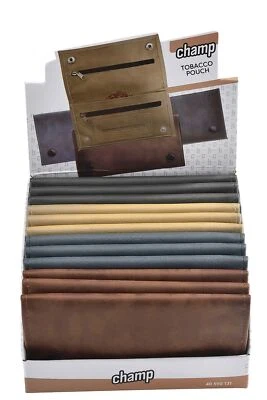 Champ Feinschnittbeutel PU-Leder Tabaktasche Tabakbeutel Tobacco Pouch Neu