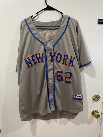 Majestic MLB Mens New York Mets Jersey #52 Cespedes Button Up Size 50 EUC Cover