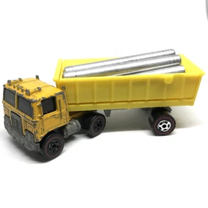 Hot Wheels Redline Road King Mountain Mining 1974 Yellow - Hong Kong Repro Back - Picture 1 of 13