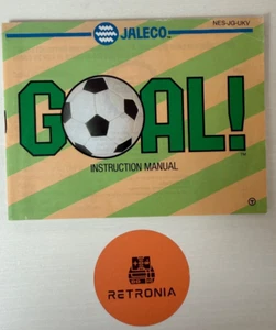 Goal! Nintendo NES Game Instruction Manual UK Version - Picture 1 of 3