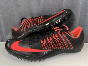 New Men's Nike Zoom Celar 5  Spikes Running Shoes 12 Black Red 629226-060 - Picture 1 of 8