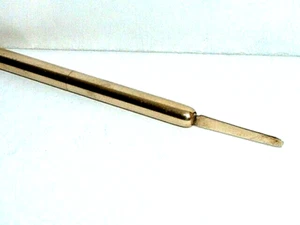VINTAGE 14K GELBGOLD EINSTELLBARER ZAHNSTOCHER ANHÄNGER - Bild 1 von 8
