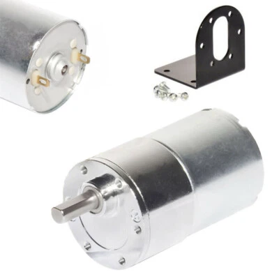 TSINY High Torque DC 12V 24V 5-1000RPM Brush Motor Reversible Electric Gear Motor
