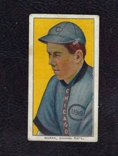 1909-11 T206 Pat Moran, Chicago Cubs National, Piedmont 350, Fac. 25, Good!