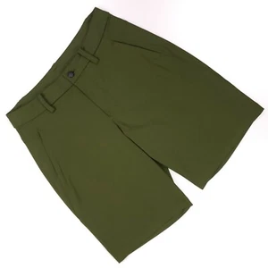 Lululemon Athletica pantaloncino uomo 32 verde piatto davanti corto poliestere tempo libero - Foto 1 di 12