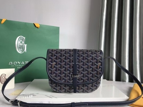 Tracolla Goyard Belvedere PM Tela Premium Iconica pronta per la spedizione