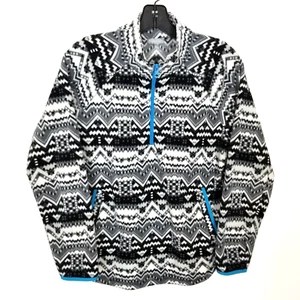 T by Talbots Women's Petite Sz M 1/4 Cremallera Jersey Polar Fleece Jacket - Picture 1 of 8