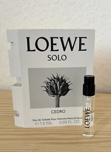 Loewe Solo Cedro Eau de Toilette für Herren 1,5ml Nischenduft Duftphiole NEU - Bild 1 von 2