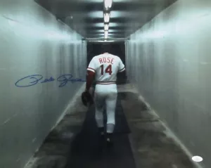 Foto autografiada/firmada 16x20 de Pete Rose Cincinnati Reds JSA 189705 - Imagen 1 de 3