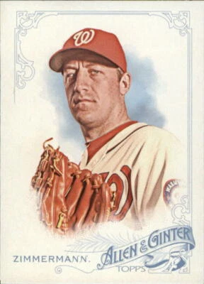 2015 Topps Allen and Ginter #344 Jordan Zimmermann - NM - Image 1 of 2