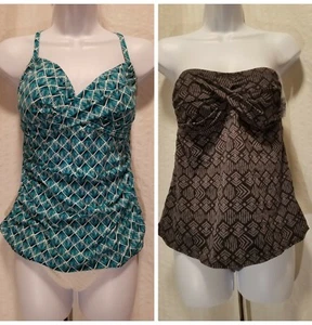 New Mix&Match Tankini Swimsuit 2-Piece Variety of Styles & Colors Size M Medium - Picture 1 of 8