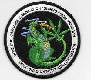 DEA DOMESTIC CANNABIS ERADICATION / SUPPRESSION PROGRAM PATCH Heat Seal - Picture 1 of 1