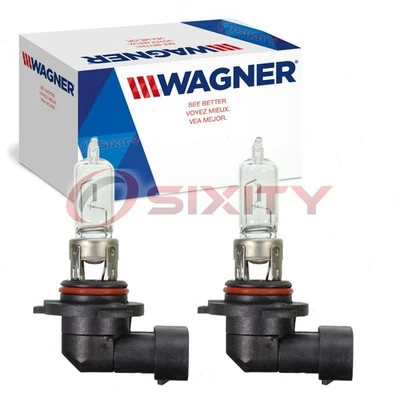 2 pc Wagner High Beam Headlight Bulbs for 1990-1999 Audi A6 A6 Quattro A8 A8 mj - Image 1 of 4