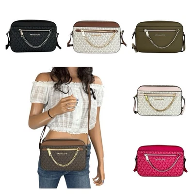 Michael Kors Jet Set Item East West Shoulder Chain Crossbody Bag - Image 1 of 4