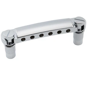 Musiclily Pro Chrome 52.5mm Tune-o-matic Tailpiece For Epiphone Les Paul Guitar - Picture 1 of 6