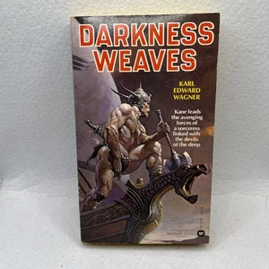 1978 Warner Books - Darkness Weaves by Karl Edward Wagner Paperback Book. First - Picture 1 of 12