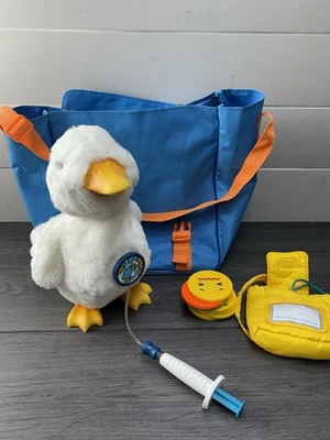 My Special Aflac Duck 互动抗癌动画玩具带背包 — 第 1/4 张图片