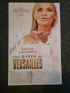 Queen Of Versailles Signed Boston Window Card- Kristen Chenoweth (Double Signed) - Picture 1 of 16