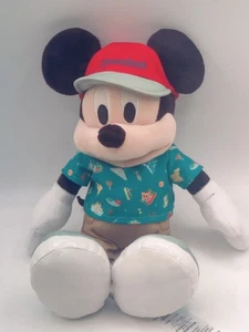 Disneyland Resort Tourist  Mickey Mouse Plush  11” Wearing Hawaaian Shirt B11 - Picture 1 of 3