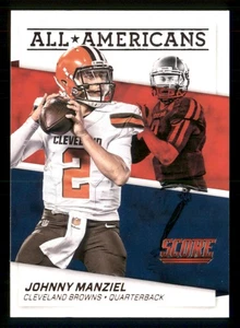 Johnny Manziel - 2016 Score #11 All-Americans Green - Cleveland Browns - Picture 1 of 2