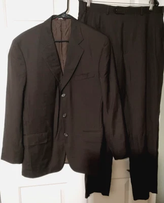 Костюм Samuelsohn 2 шт. Loro Piana мужские брюки 40R 36X30 коричневый 100% шерсть - Изображение 1 из 4