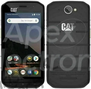 Used CAT S48C 32GB Unlocked 4G LTE Rugged Smartphone Black - Picture 1 of 9