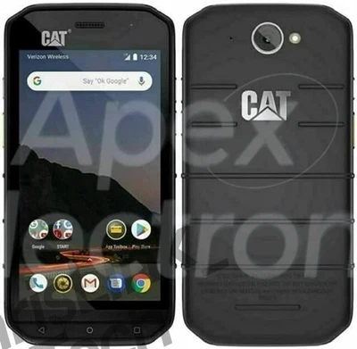 Used CAT S48C 32GB Unlocked 4G LTE Rugged Smartphone Black - Image 1 of 4