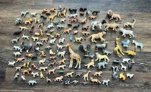 Huge Lot of 121 Mixed Animal Figures - Picture 1 of 4