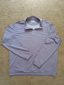 PETER MILLAR Herren Größe XXL Pullover Crown Sport Lila 1/4 ZIP Golf Performance - Bild 1 von 13