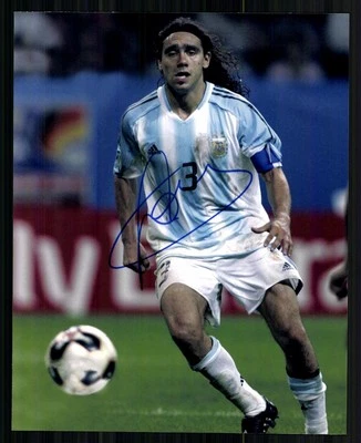 Juan Pablo Sorín Nationalspieler Argentinien Grossfoto Original Sign+ G 44643 - Bild 1 von 2