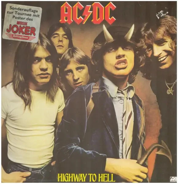 AC/DC Highway To Hell POSTER INCL. Atlantic Vinyl LP - Immagine 1 di 1