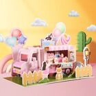 Ice Cream Shop DIY Puzzle Dollhouse Room Cartoon 3D Cafe Puzzle Room  Boys