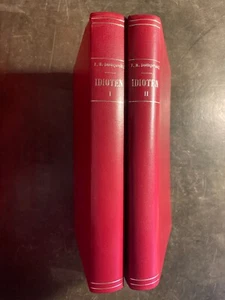 Idioten I & II by F.M. Dostojevskij Leather Bound Set in Danish, 1961, *RARE - Picture 1 of 11