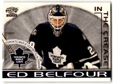 2004-05 Pacific In The Crease Ed Belfour #10 Toronto Maple Leafs