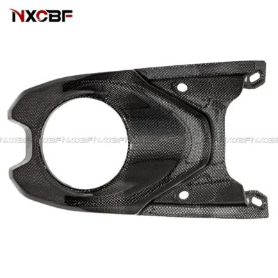Carenado de cubierta central del tanque de gasolina de fibra de carbono para Ducati Hypermotard 950 2019-2024 Foto 1 de 4