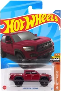 2022 Hot Wheels Red '20 Toyota Tacoma, 72/250 | HW Hot Trucks 4/10 - Picture 1 of 2