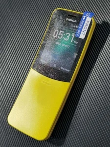Unlocked Nokia 8110 4G LTE 4GB+512MB Dual Sim Slide Banana phone Fully Working - Afbeelding 1 van 16