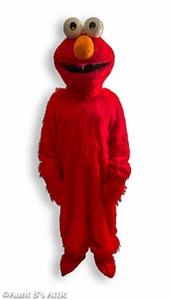Déguisement mascotte adulte mignon monstre rouge 6 pièces Rd personnage amical fausse fourrure Lg/XL - Photo 1 sur 12