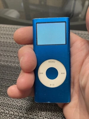 Apple iPod Nano 2nd Generation Blue A1199 (4 GB) Tested & Working READ ODD - Image 1 of 4