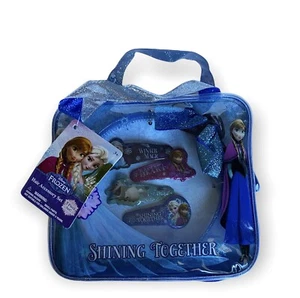 Disney Frozen Elsa & Anna Shining Together Hair Accessory Set with Bag NWT - Picture 1 of 4