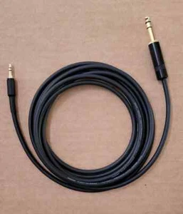 Cable de audio Mogami Neutrik Rean Gold 3,5 mm 1/8 macho a 1/4 6,3 mm HOMBRE 1-75'FT - Imagen 1 de 8