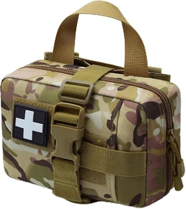 Upgrade Molle Rip Away Ifak Pouch, Tactical Small Belt First Aid Pouch Medical U - Picture 1 of 22