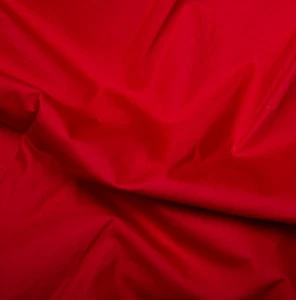 1m Deep Red 100% Cotton Poplin Fabric Valentines Love Rose & Hubble Dressmaking - Picture 1 of 1