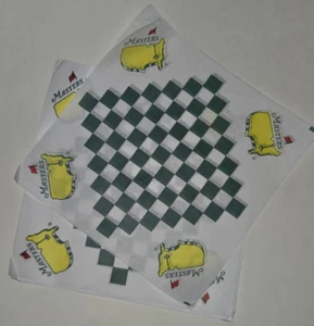4 Taste of the Masters Sandwich 2025 Parchment Augusta National Paper Sheet Flag - Picture 1 of 4