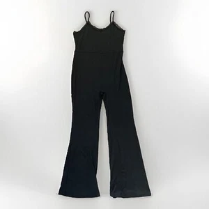 Mono Yozy Negro Pierna Ancha Talla XL Encaje Corpiño Ajustable NUEVO con Etiquetas - Imagen 1 de 6
