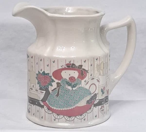 Vintage 1980’s Country Cat Victoriana Trenditions Retro Kitchen Pitcher 6 x 6" - Picture 1 of 14