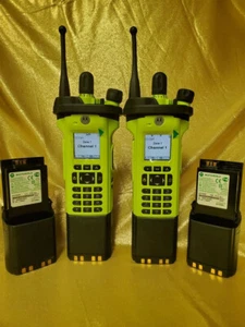 2 x Motorola APX 6000XE Portable Radio, 4 x XL Motorola IMPRES Battery - Picture 1 of 2