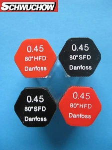 Danfoss SFD HFD Öldüse Öldüsen Größen 0,40 0,45 0,50 0,60 0,65 USgal/h 45 60 80° - Bild 1 von 3