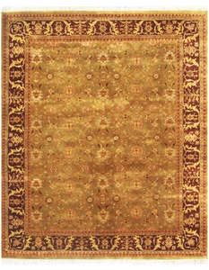 8x10 One-of-a-kind Hand Knotted Area Rug Traditional Design Wool - Picture 1 of 3
